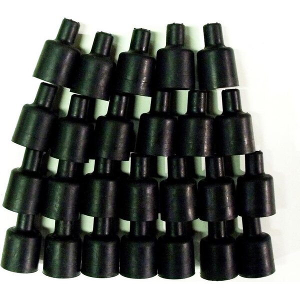 Taylor - 44076 - Coil Wire Boot - 180-Deg 25pk - Black