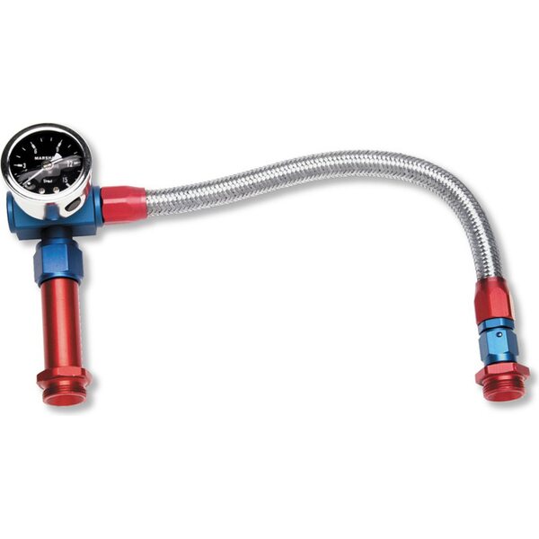Russell #6 Holley Fuel Line Kit w/Gauge 641100 Russell #6 Holley Fuel Line Kit w/Gauge 641100