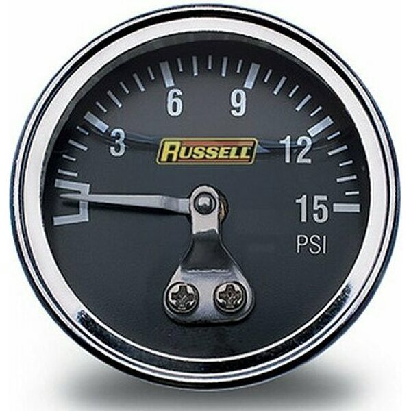 Russell - 650330 - 0-15 PSI Fuel Pressure Gauge