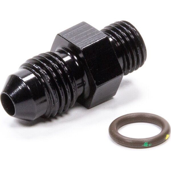Fragola - 495124-BL - #4 x 3/8-24 (#3) Radius O-Ring Fitting Black