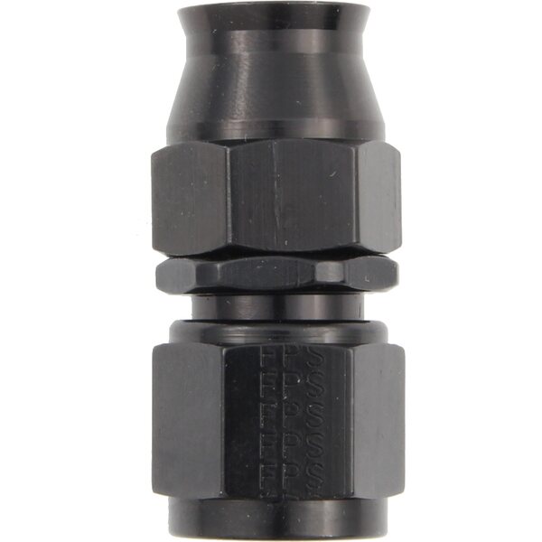 Fragola - 680106-BL - Hose Fitting #6 Straight PTFE Black