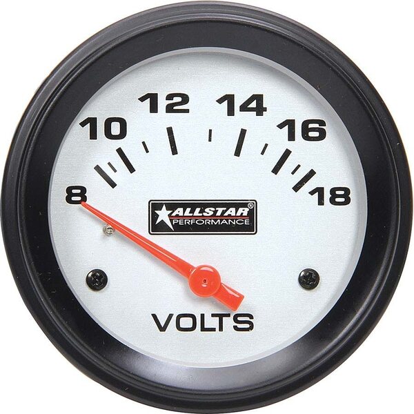 Allstar Performance - 80099 - Volt Gauge 8-18V