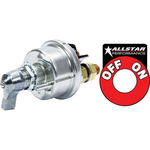 Allstar Performance - 80155 - Battery Disc. Switch 300amp for Alternator