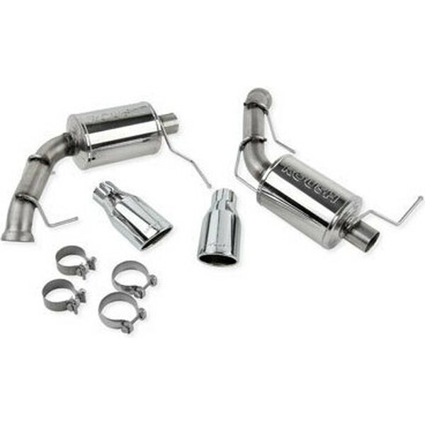Roush Performance - 421127 - Exhaust Kit Dual Axle- Back w/ Round Tips