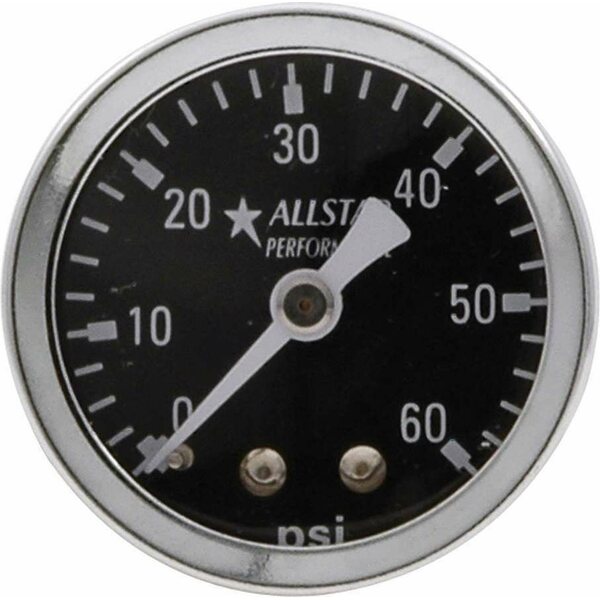 Allstar Performance - 80214 - 1.5in Gauge 0-60 PSI Dry Type