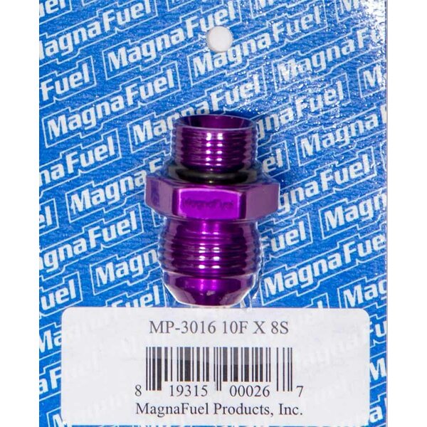 Magnafuel - MP-3016 - #10 to #8 O-Ring Male Adapter Fitting