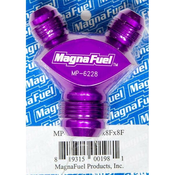 Magnafuel - MP-6228 - Y-Fitting - 1 #12an Male & 2 #8an Male