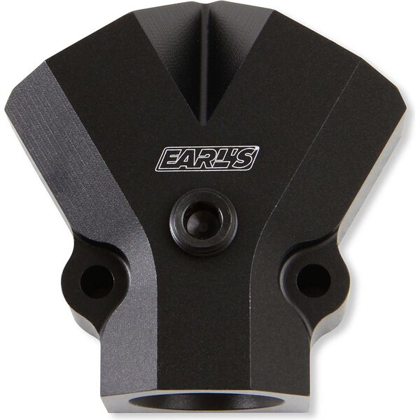 Earls - 100183ERL - Fuel Y-Block 1/2in NPT Inlet-Dual 3/8in NPT Out