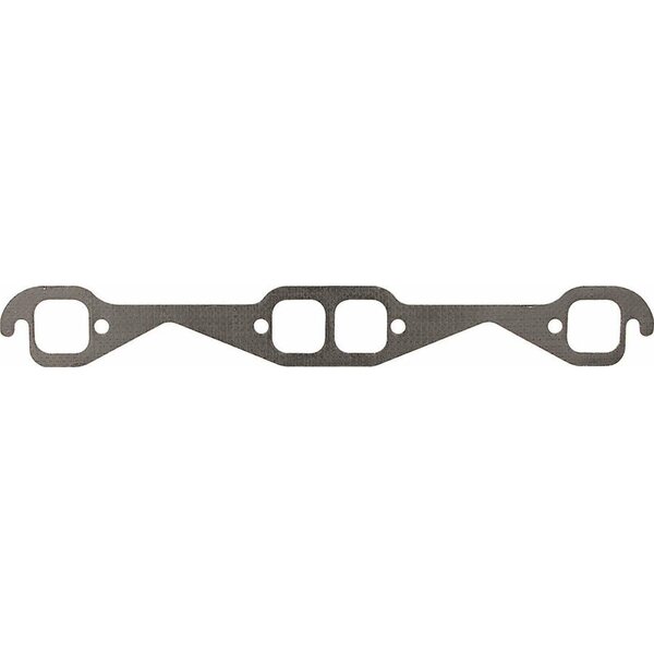 Allstar Performance - ALL87260 - Header Gasket 1-5/8 Stock - 1.625 in Square Port - Steel Core Laminate - Small Block Chevy