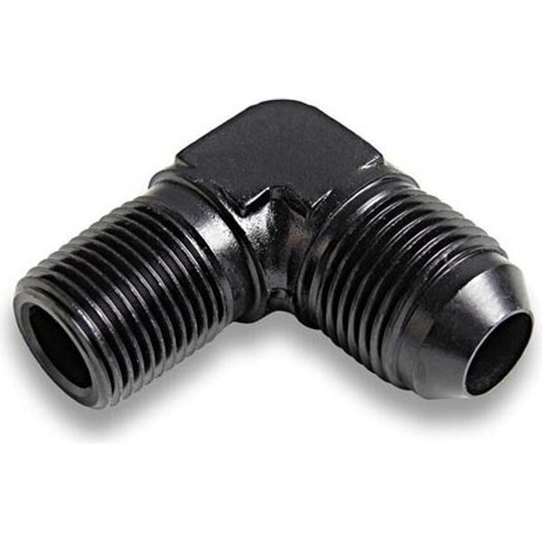 Earls - AT982206ERL - #6 Male to 1/4in NPT 90 Deg Ano-Tuff Adapter