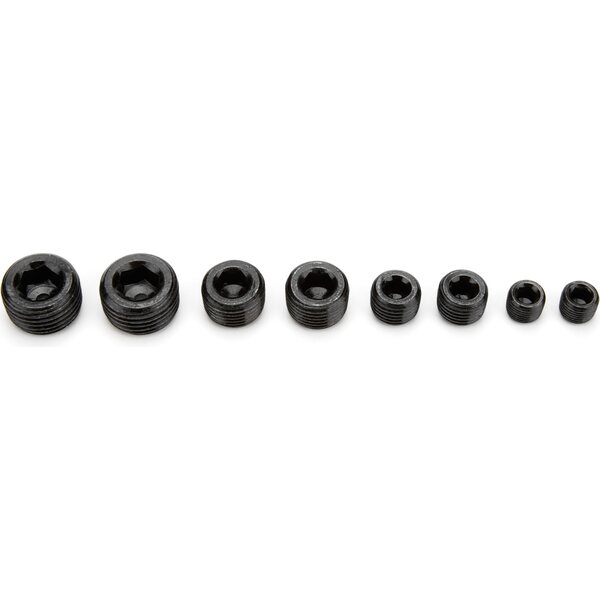 Specialty Products - 8250BK - Pipe Plugs Allen Head Black 8Pcs.