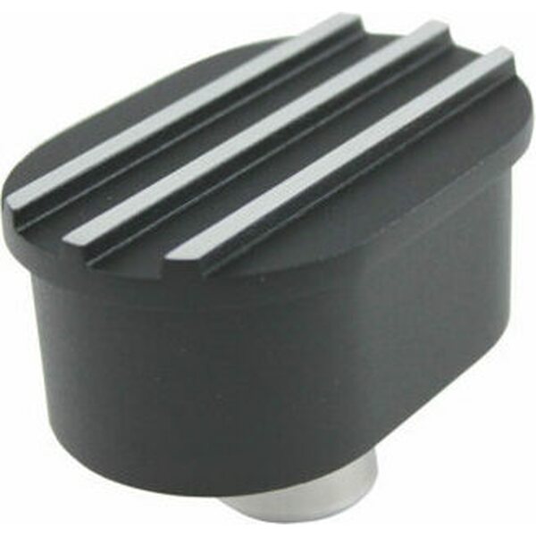 Specialty Products - 8486BK - Breather Cap  Push-In Ov al Finned Black Alum