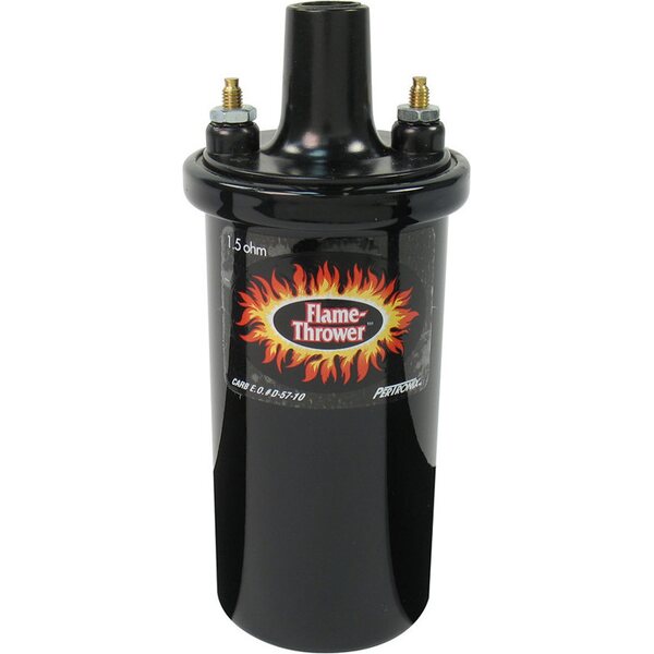 Pertronix Ignition - 40011 - Flame-Thrower Coil - Black Oil Filled 1.5 ohm