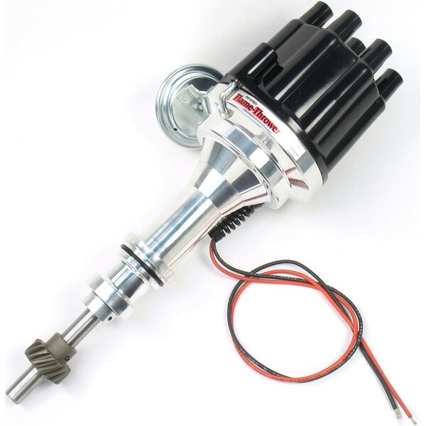 Pertronix Ignition - D7130700 - SBF Ignitor III Dist. w/Blk Cap & Vac Advance