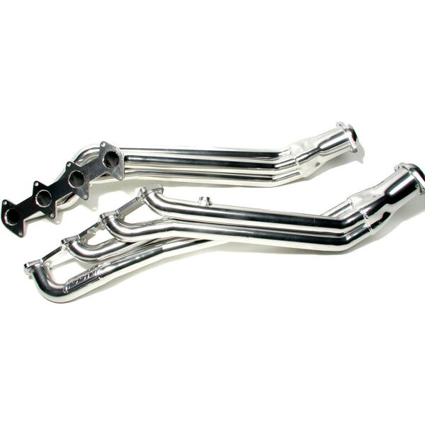 BBK Performance - 1641 - 1-5/8 Full-Length Header 05-10 Mustang GT Chrome