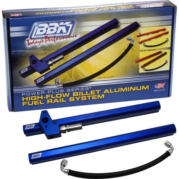 BBK Performance - 5017 - Hi-Flow Billet Alum. Fuel Rail Kit - Ford