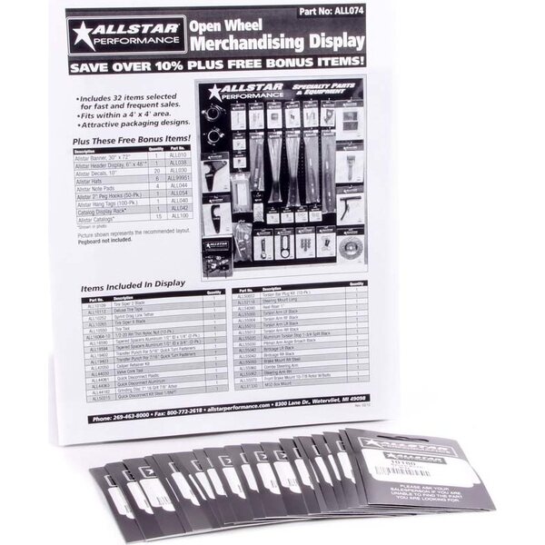 Allstar Performance - 99164 - Merchandising Display Components for ALL074