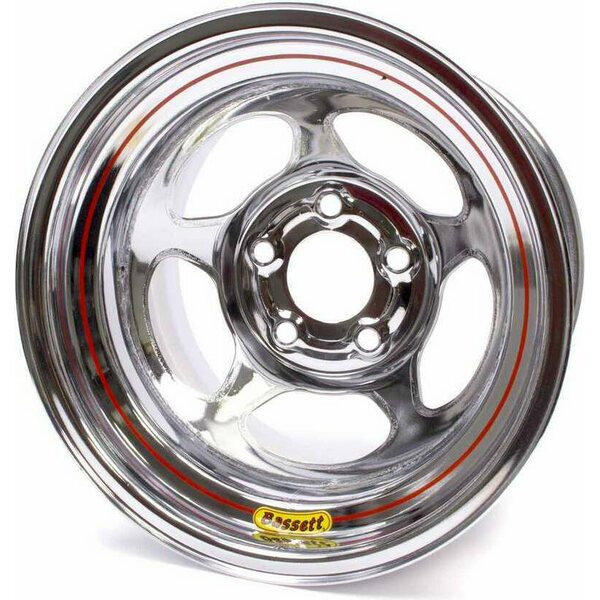 Bassett - 50L54C - 15x10 Chrome Inertia 5x5 4in BS