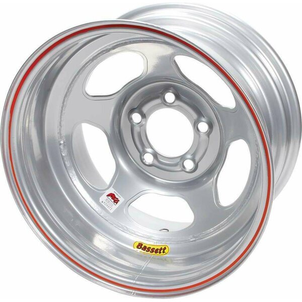 Bassett - 58AC4IS - 15x8 IMCA Silver Inertia  5x4.75