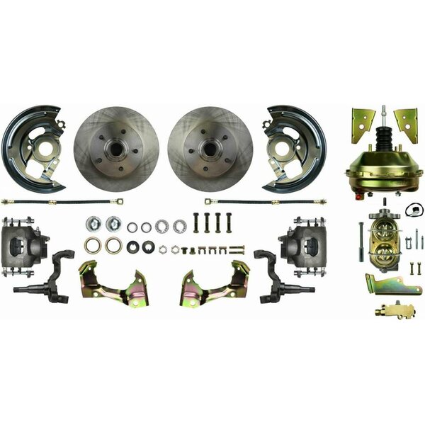 Right Stuff Detailing - AFXDC01C - 64-72 GM A Body Booster Power Disc Brake Kit