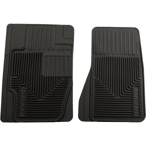 Husky Liners - 51121 - Heavy Duty Floor Mats Black