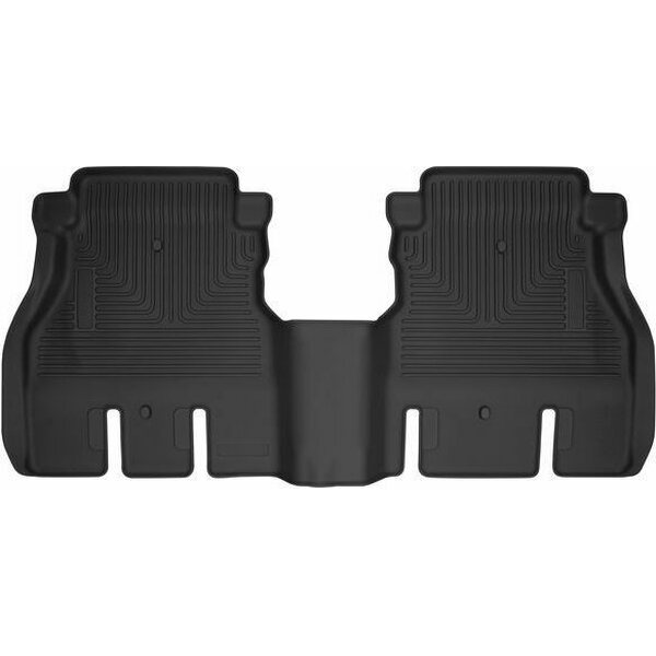 Husky Liners - 54631 - 18-   Jeep JL 4 Door Rear Floor Liners Black