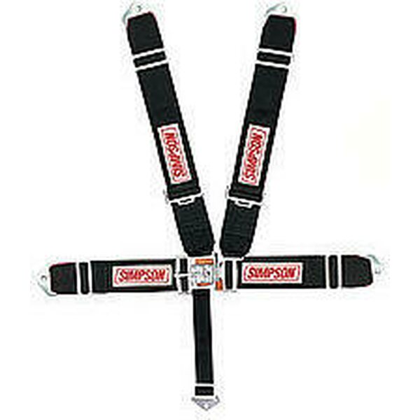 Simpson Safety - 29073BK - 5-PT Harness System FX P/D B/I Ind 62in