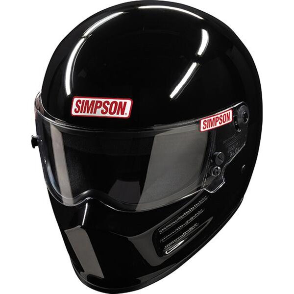 Simpson Safety - 7200032 - Helmet Bandit Large Gloss Black SA2020