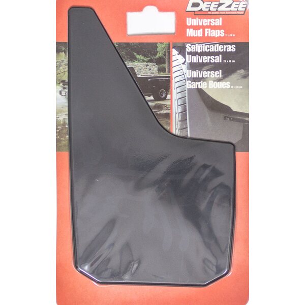 Dee Zee - DZ 17939 - Universal  Mud Flaps Black 11in x 18in