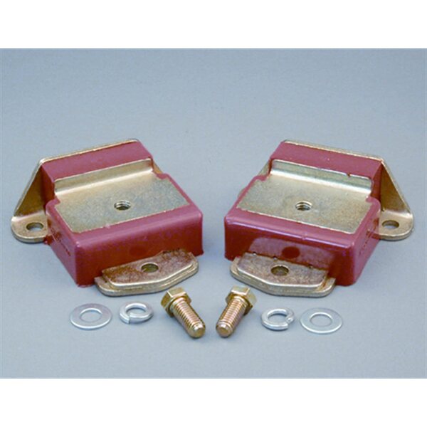 Prothane - 7-509 - 63-72 GM Truck Engine Mounts Red