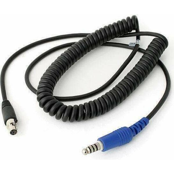 Rugged Radios - CC-OFF - Cord Coiled Headset to Intercom NEXUS Jack