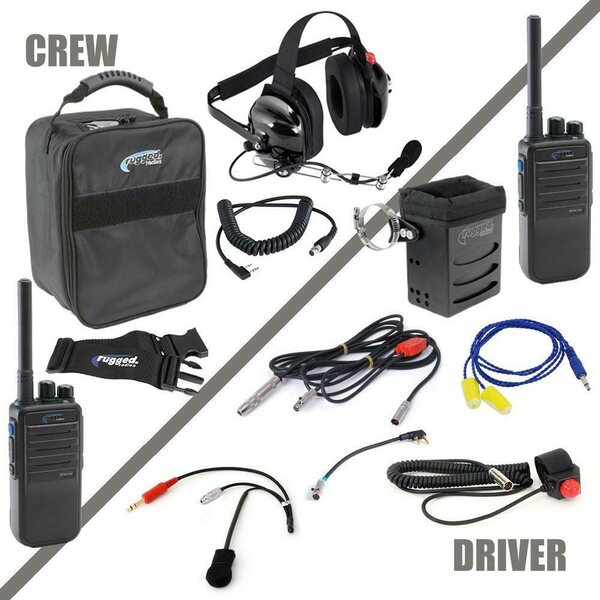 Rugged Radios - NASCAR-RDH-U - Radio System Complete Team NASCAR 3C Digital