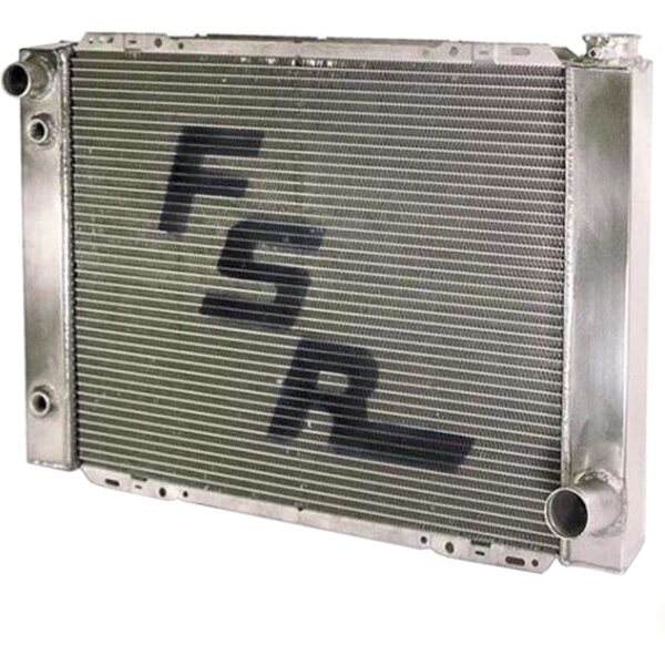 FSR Racing - 2719D2-16 - Radiator Chevy Double Pass 27.5in x 19in -16an