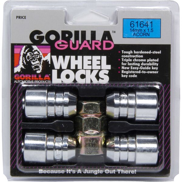 Gorilla - 61641 - 4 Gorilla Guard Locks Acorn 14mm x 1.50