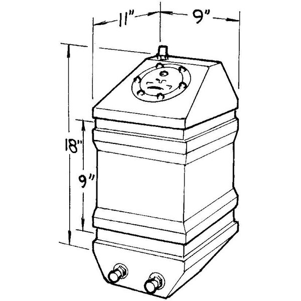 Jaz - 250-105-01 - 5-Gallon Drag Race Cell