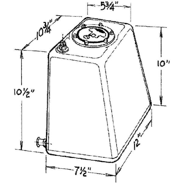 Jaz - 290-103-01 - 3-Gallon Econo Rail Fuel Cell