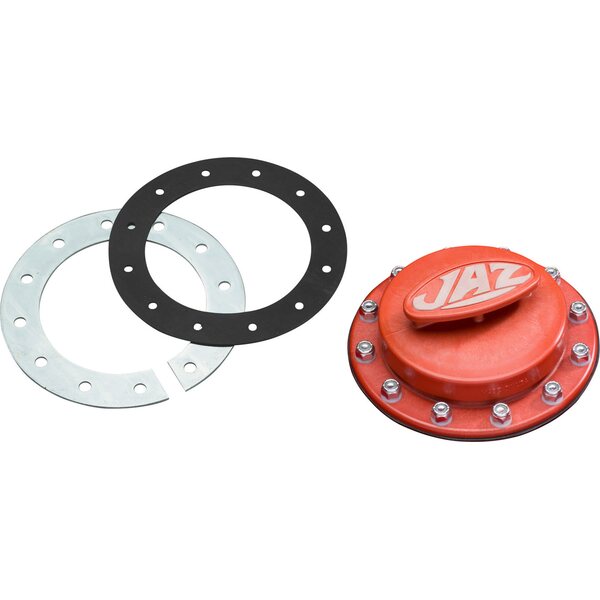 Jaz - 350-301-06 - T-Handle Cap Assembly 12-Bolt - Red Finish