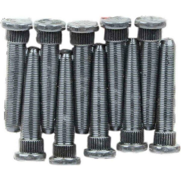 Moser Engineering - 8010 - Wheel Stud Kit (10) 1/2-20 x 3 w/.625 Knurl