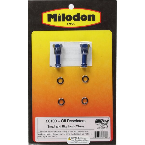 Milodon - 23100 - Sb/Bb Chev Oil Restricto