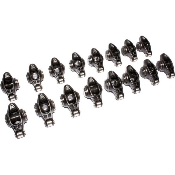 Comp Cams - 1602-16 - SBC Rocker Arm Set - 1.6 Ratio 3/8 Stud