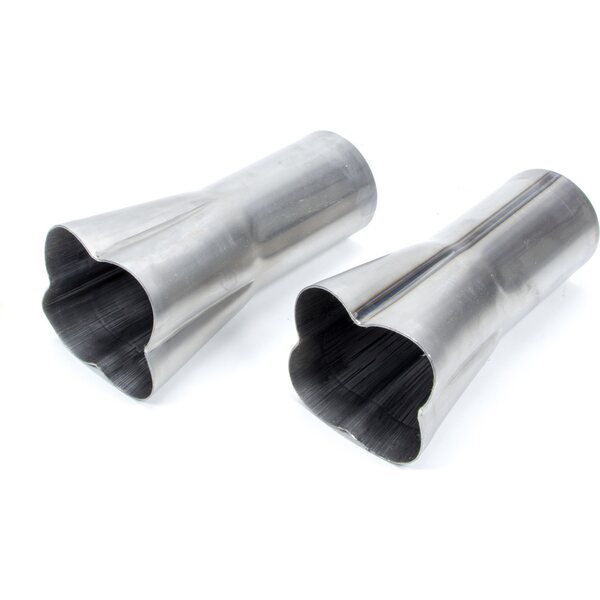 Patriot Exhaust - H7688 - Formed Collectors - 1pr 2-1/8in x  3-1/2in