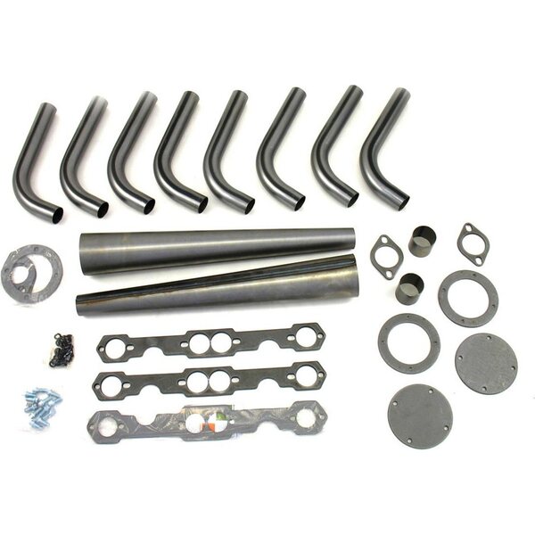 Patriot Exhaust - H8001 - SBC Lakester Weld-Up Kit 1-5/8in- 3-1/2in