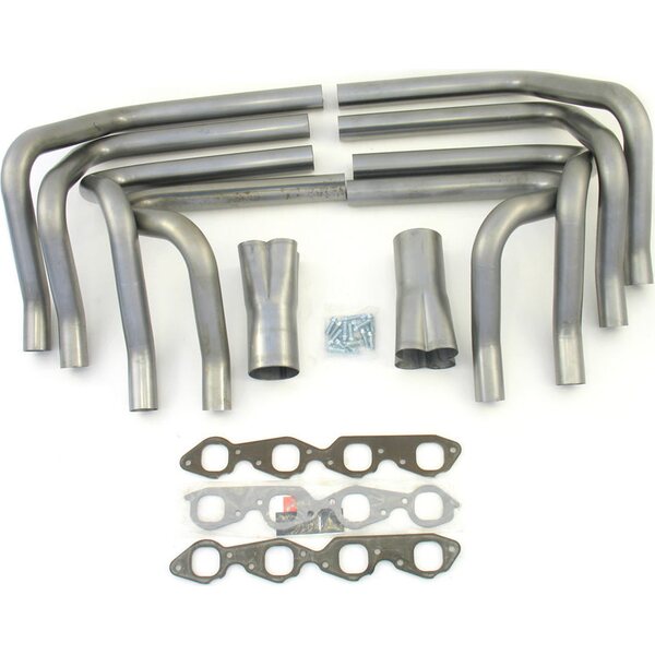 Patriot Exhaust - H8005 - BBC Weld Up Header Kit Sprint Style 2in Dia