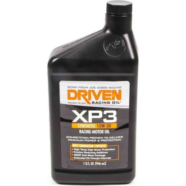 Driven Racing Oil - 00306 - XP3 10w30 Synthetic Oil 1 Qt Bottle