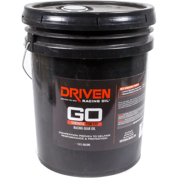 Driven Racing Oil - 00617 - Gear Oil 75w110 Synthtc 5 Gal