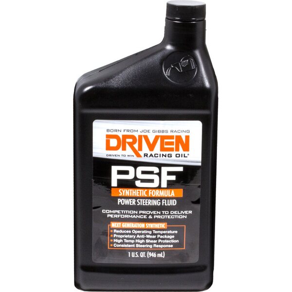 Driven Racing Oil - 01306 - Power Steering Fluid PSF Synthetic 1 Qt Bottle