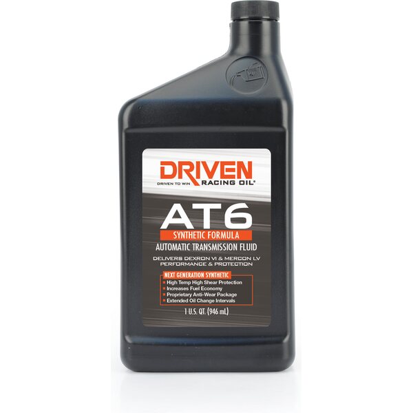 Driven Racing Oil - 04806 - AT6 Synthetic Dextros 6 Transmission Fluid 1 Qt.