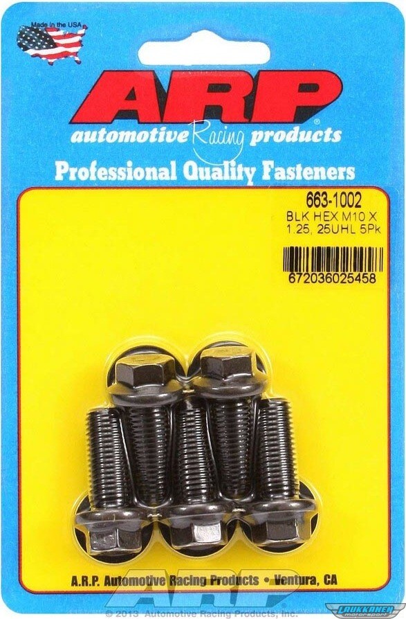 ARP Bolt Kit - 6pt 5pk 10mm x 1.25 x 25mm