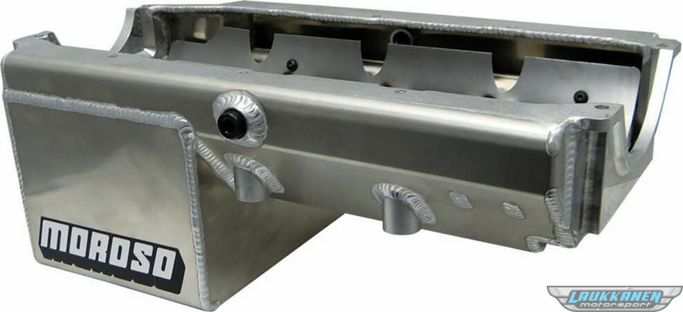 Moroso 8qt Oil Pan - Alm - SBC Drag Race Moroso 8qt Oil Pan - Alm - SBC Drag Race