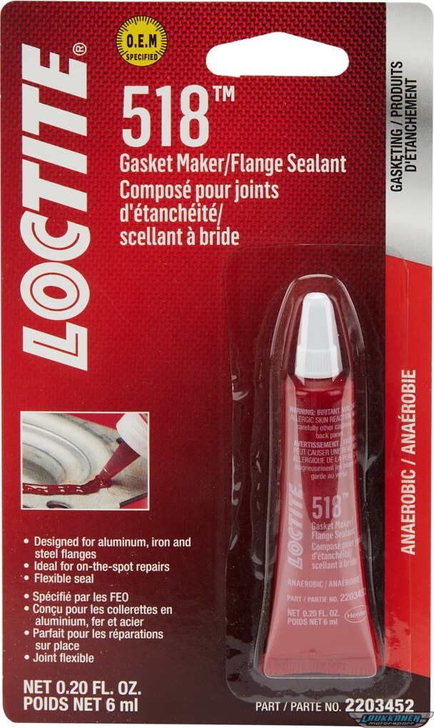 LOCTITE 2203452 518 Gasket Maker/Flange Sealant RTV and Silicone Sealers and Gasket Makers